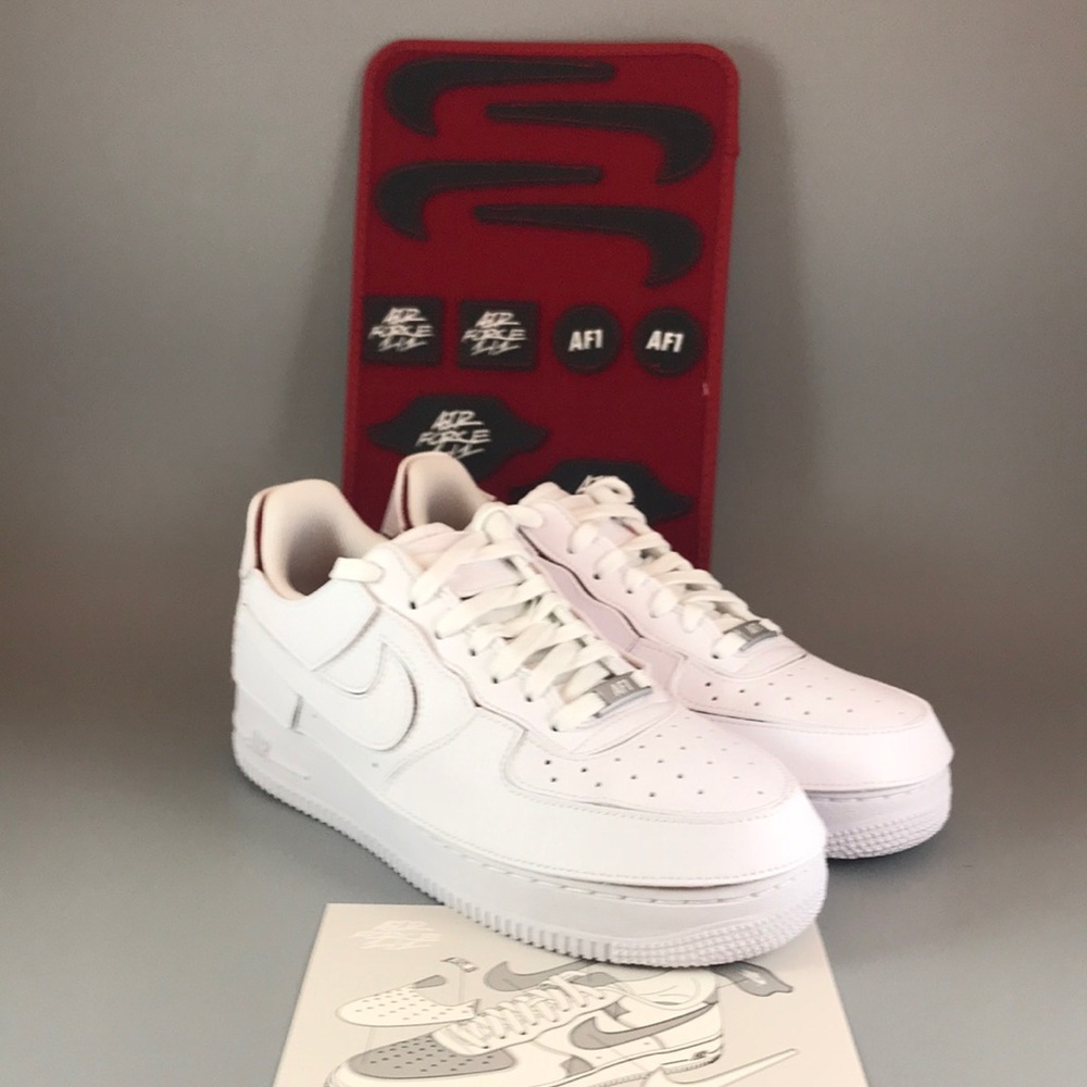 Nike Unisex Air Force 1/1 ‘White Varsity Red’